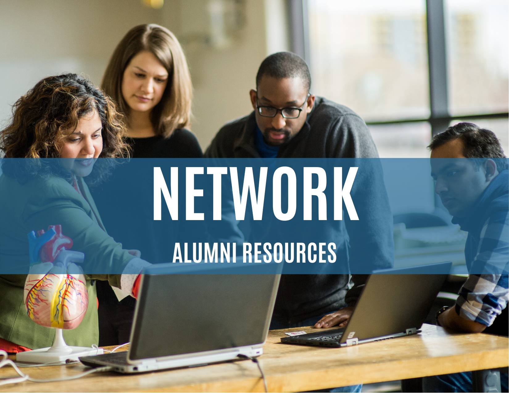 Network with alumni resources
